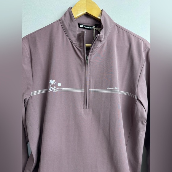 Travis Mathew UNEXPECTED SURPRISE QUARTER ZIP NWT Small - Picture 7 of 8